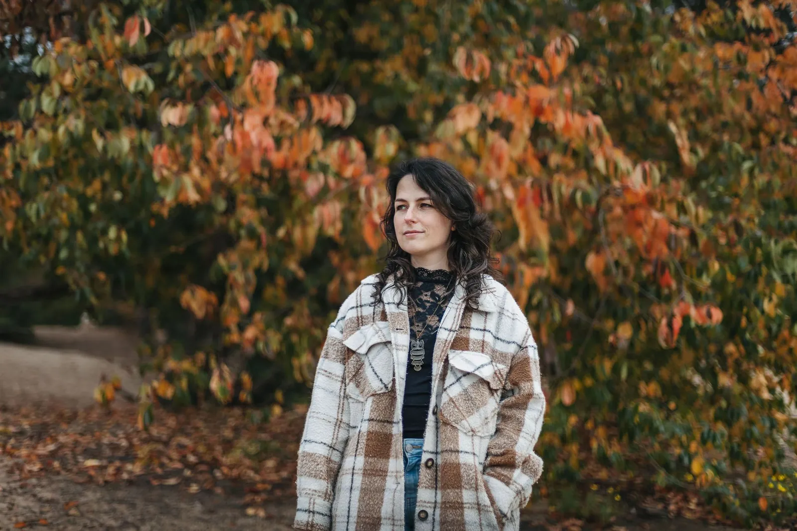 Simone Hervij van Digitale Pootjes in het herfstbos