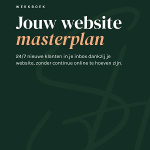 Werkboek 'Jouw website masterplan'