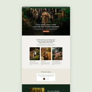 Website Template | 'Barks & Trees'
