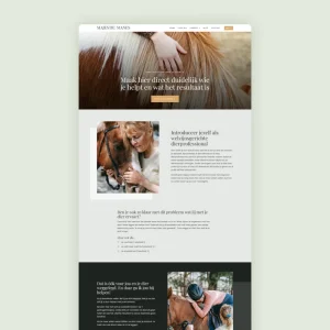 Website Template | 'Majestic Manes'